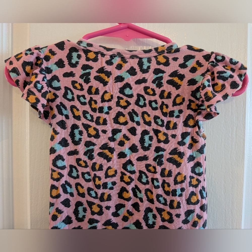 Posh Peanut Roxy Ruffled Cap Sleeve Twirl Skirt Bodysuit Dress Romper Size 18M - Picture 10 of 13